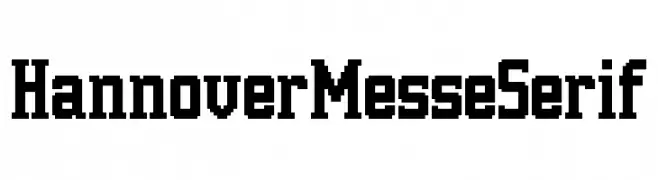 Hannover Messe Serif  Frei Schriftart Herunterladen