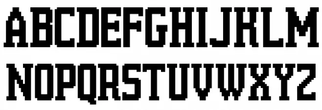 Hannover Messe Serif Schriftart Groß