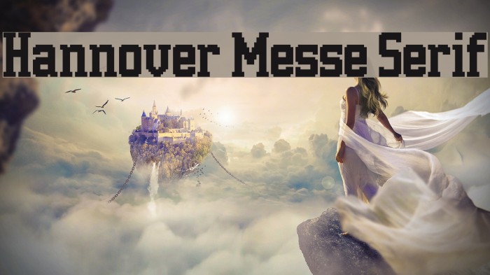 Hannover Messe Serif Font examples