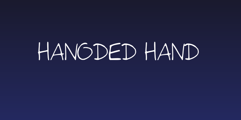 Hanoded Hand Social Header