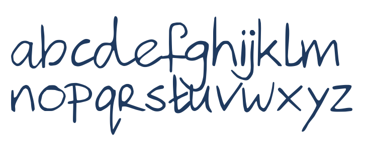 Hanoded Hand Lowercase