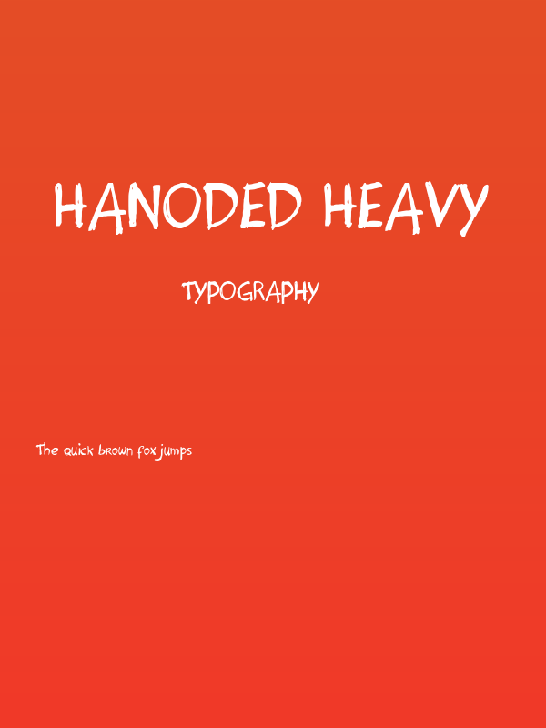 Hanoded Heavy Poster