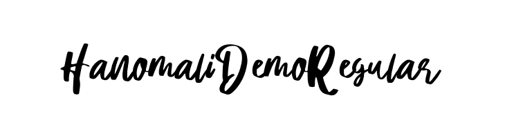 Hanomali Demo Regular  नि: शुल्क फ़ॉन्ट्स डाउनलोड