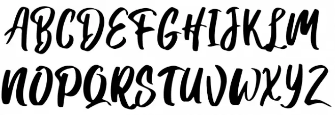 Hanomali Demo Regular Schriftart Groß