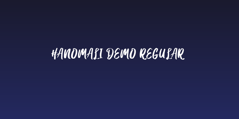 Hanomali Demo Regular Social Header
