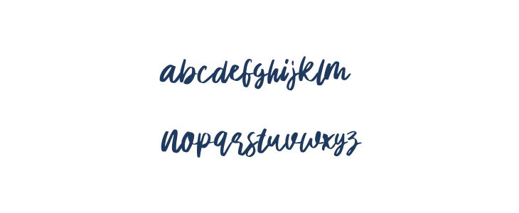 Hanomali Demo Regular Lowercase