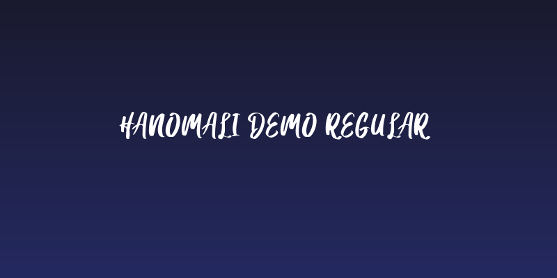 Hanomali Demo Regular Social Header