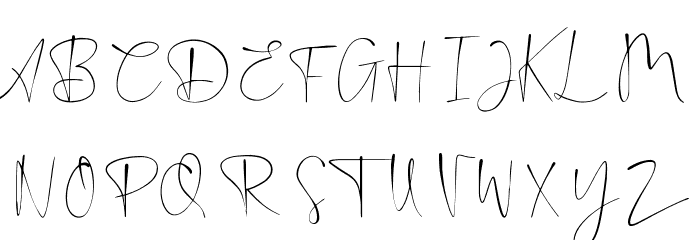 Hanooman Script Font Litere mari