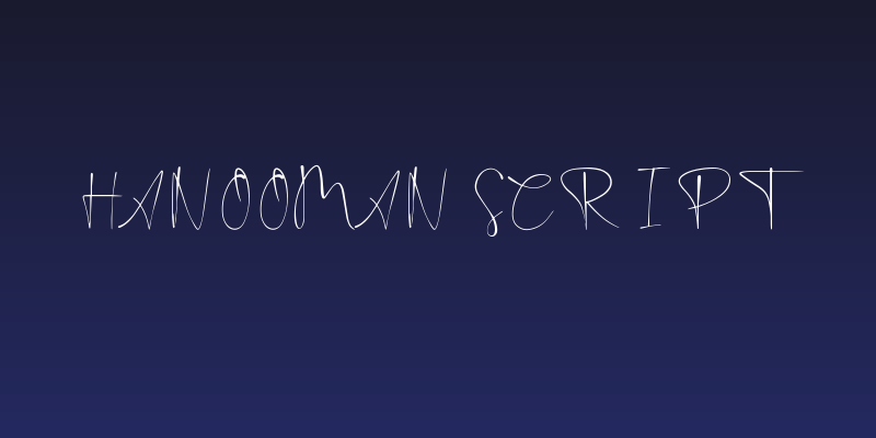 Hanooman Script Social Header