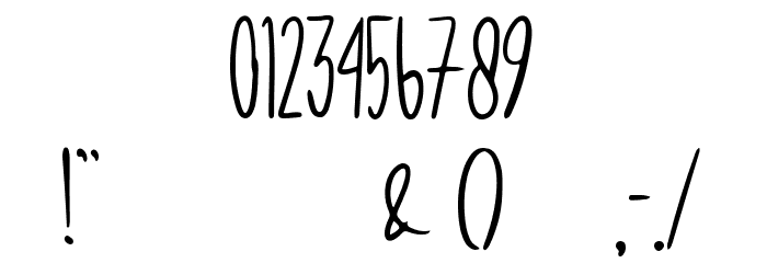Hanooman Font OTHER CHARS