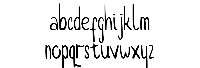 Hanooman Font LOWERCASE