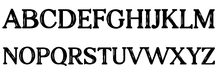 Hanoverians Font LOWERCASE