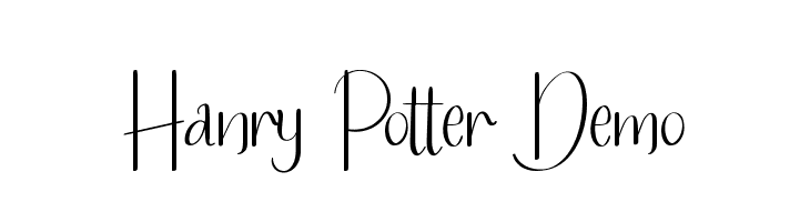 Hanry Potter Demo  नि: शुल्क फ़ॉन्ट्स डाउनलोड