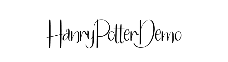Hanry Potter Demo  Frei Schriftart Herunterladen