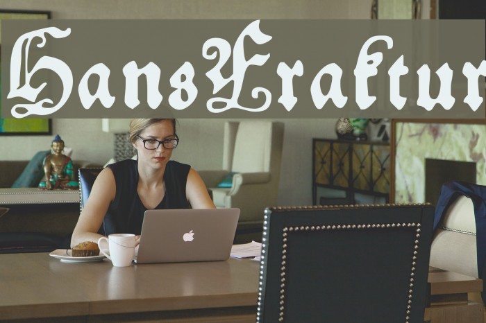 HansFraktur Font examples
