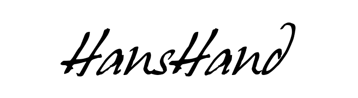 HansHand Font