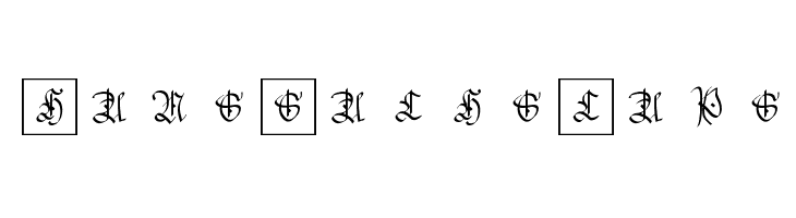 HansSachsCaps Font