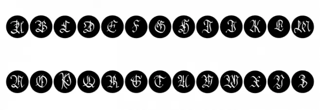 HansSachsCapsTwo 字体 大写