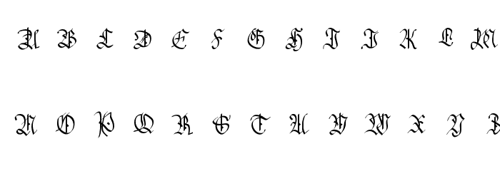 HansSachsCaps Font LOWERCASE