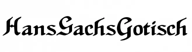 HansSachsGotisch  Descarca Fonturi Gratis