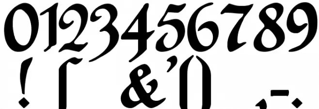 HansSachsGotisch Font OTHER CHARS