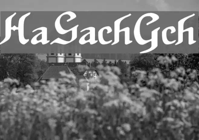 HansSachsGotisch Font examples