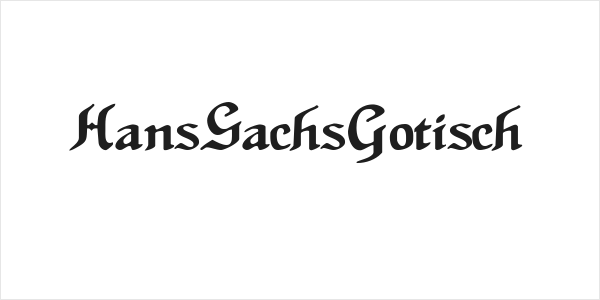 HansSachsGotisch Logo