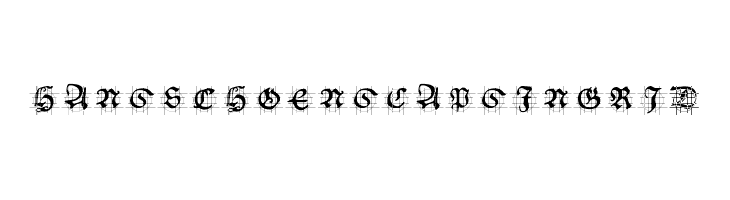 HansSchoensCapsInGrid  免费字体下载