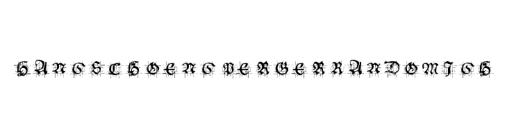 HansSchoenspergerRandomish  免费字体下载