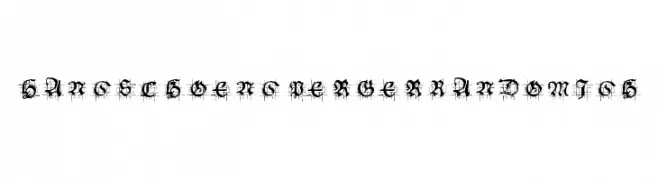 HansSchoenspergerRandomish  font caratteri gratis