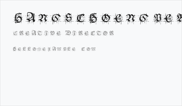 HansSchoenspergerRandomish Business Card