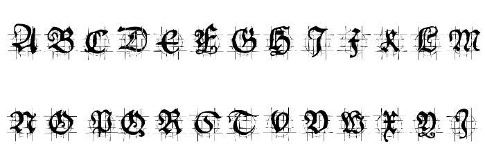 HansSchoenspergerRandomish Font LOWERCASE