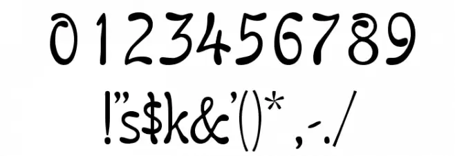 Hansa Font OTHER CHARS