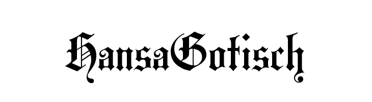 HansaGotisch Font