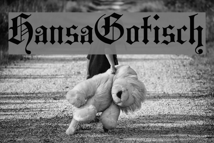 HansaGotisch Font examples