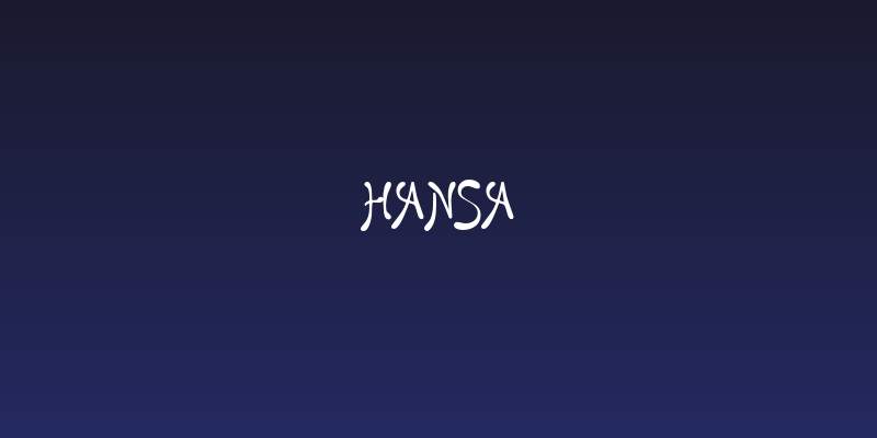 Hansa Social Header
