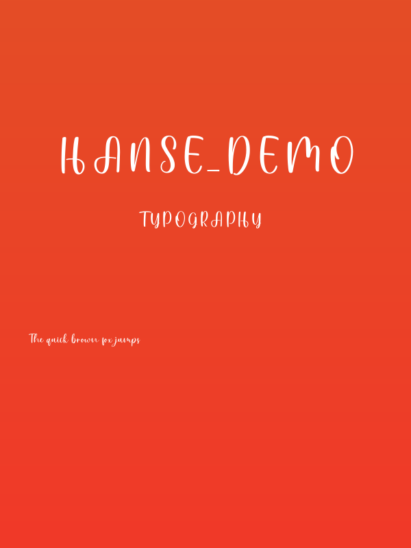 Hanse_DEMO Poster