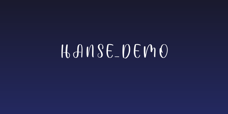 Hanse_DEMO Social Header