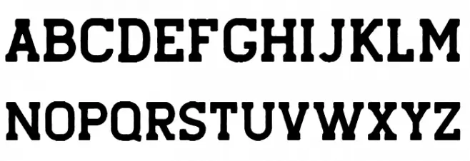 HanselRough Schriftart Groß