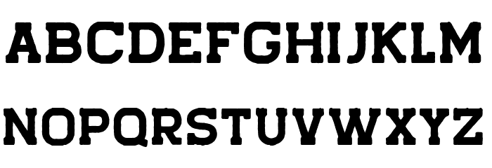 HanselRough Font LOWERCASE