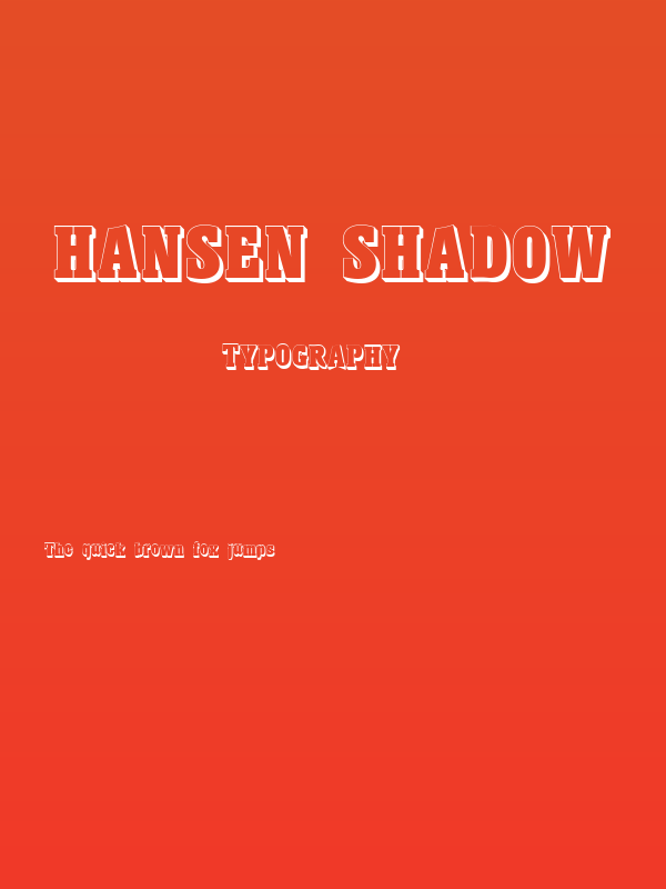 Hansen Shadow Poster