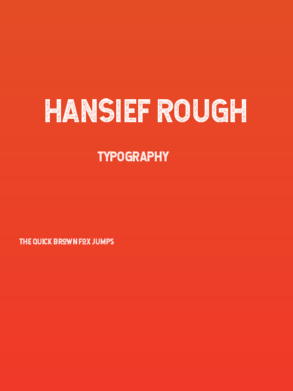 Hansief Rough Poster