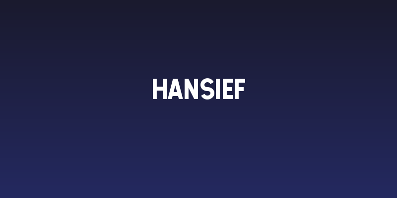Hansief Social Header