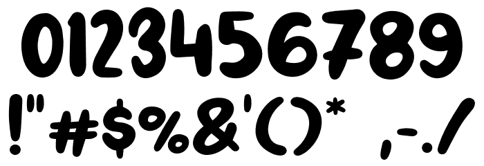 Hansip Font OTHER CHARS
