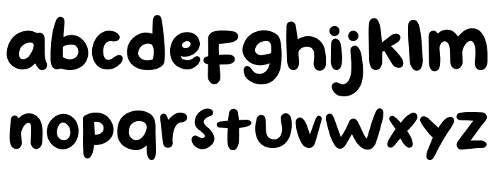 Hansip Font LOWERCASE