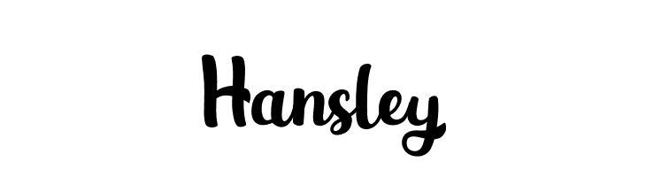 Hansley  font caratteri gratis