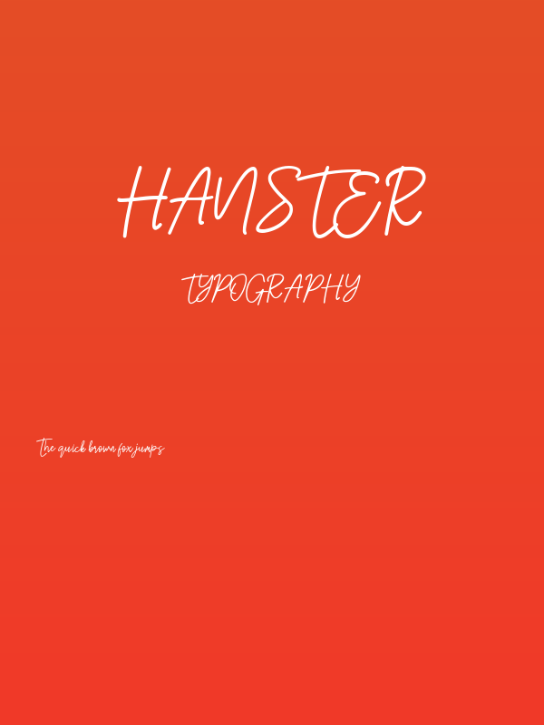 Hanster Poster