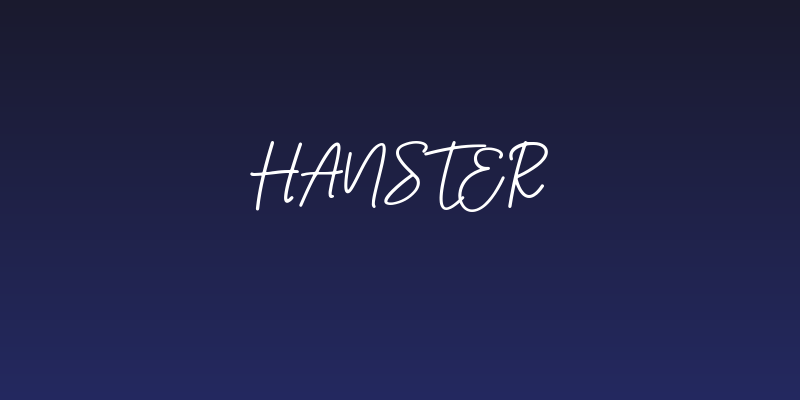 Hanster Social Header