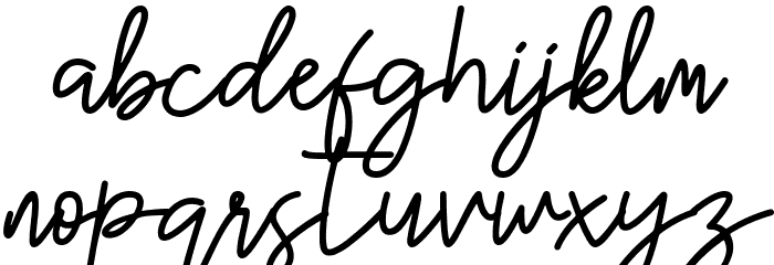 Hanster Font LOWERCASE
