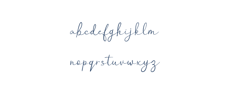 HanstonDemo-Regular Lowercase